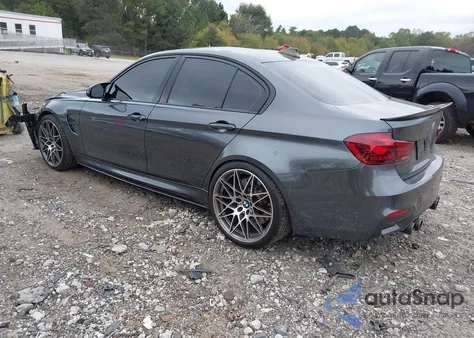 2015 BMW M3 from USA, damaged, VIN WBS3C9C52FP803854